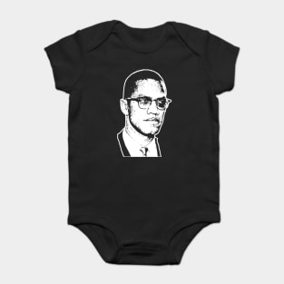 Malcolm x, Civil Rights, Black History Baby Bodysuit